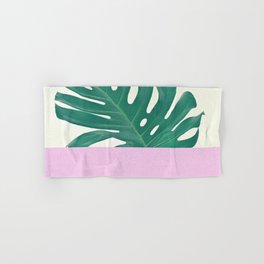 Monstera Dip Hand & Bath Towel