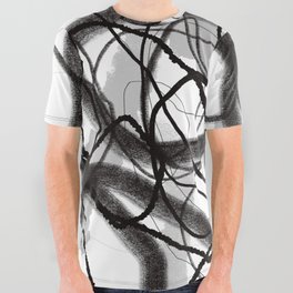 Origins 9. Abstract Drawing.  All Over Graphic Tee