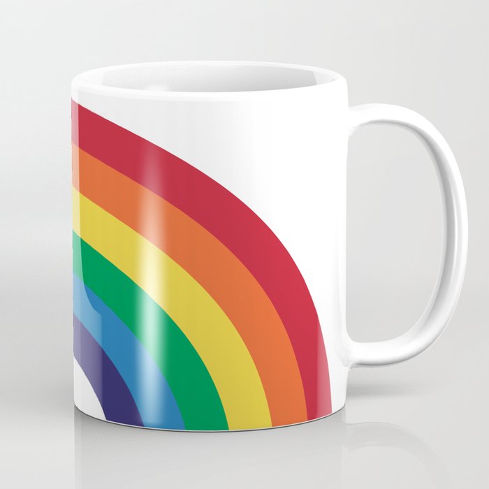 70's Love Rainbow Coffee Mug