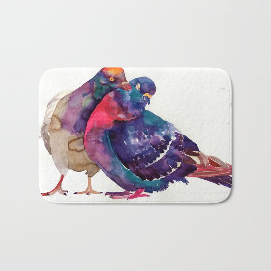 Pigeons Bath Mat