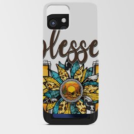 Blessed Mom sunflower gift mothersday iPhone Card Case