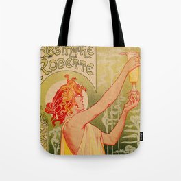 Classic French art nouveau Absinthe Robette Tote Bag