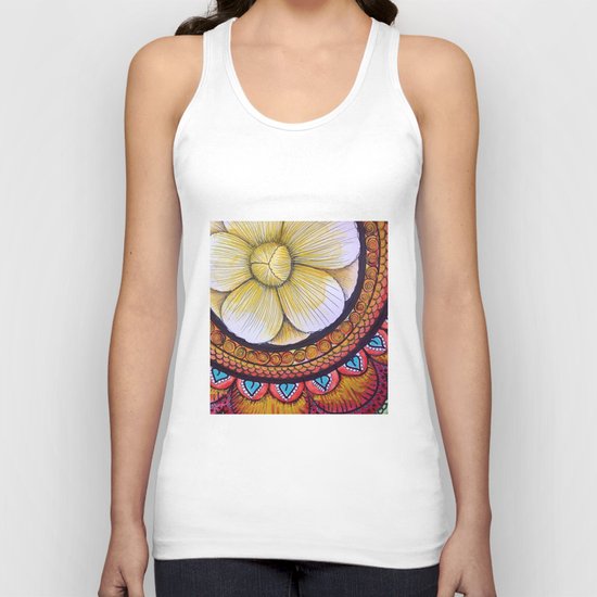 Flower Power Unisex Tank Top