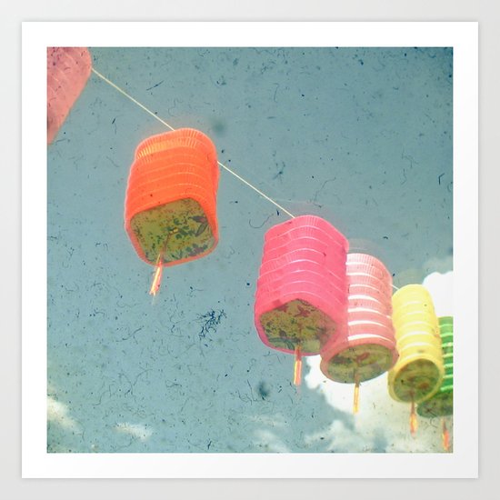 Lanterns Art Print