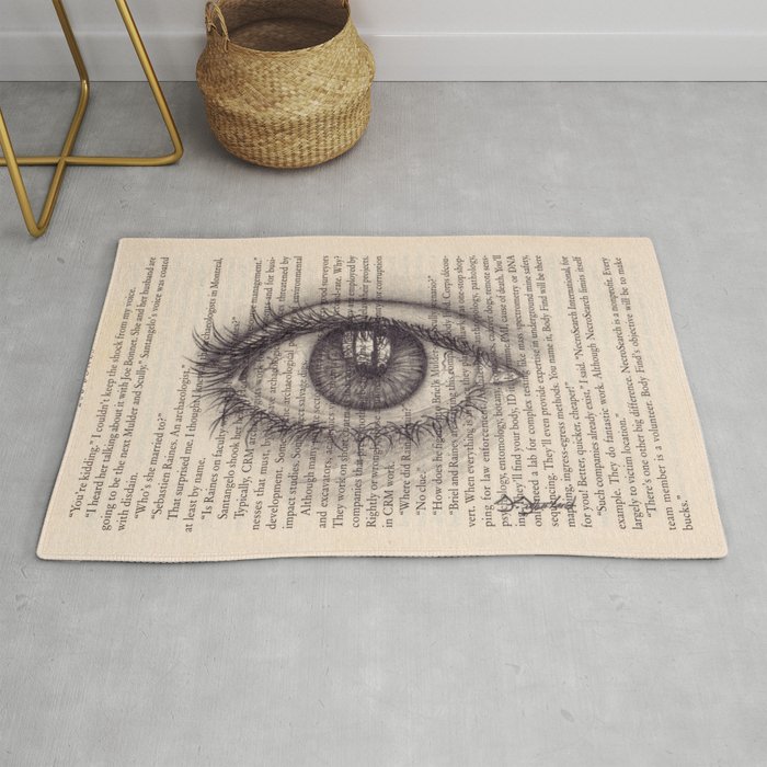 Eye in a Book Rug