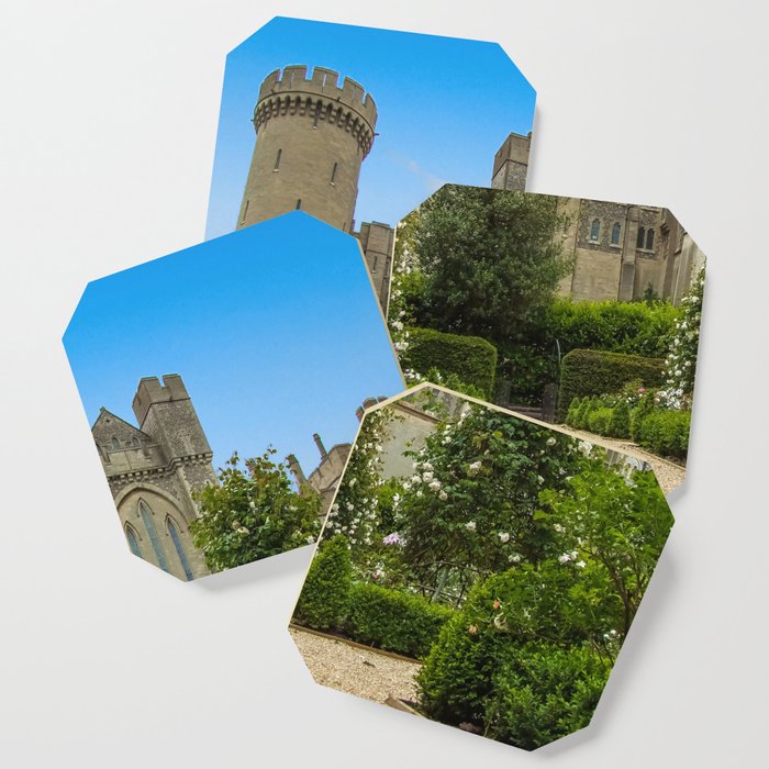 Great Britain Photography - Beautiful Garden Outside The Arundel Castle Coaster