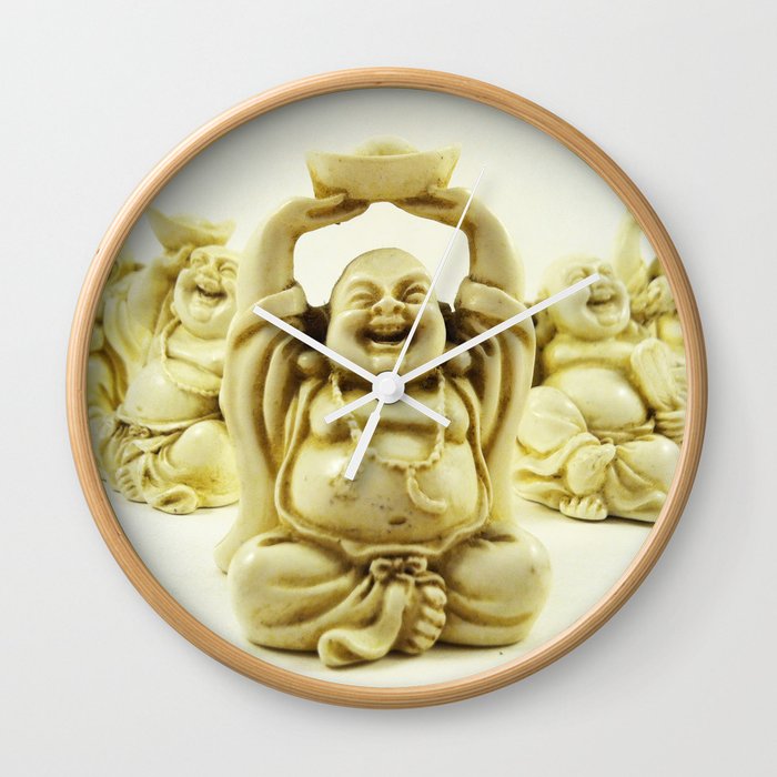 Happy Buddha  Wall Clock