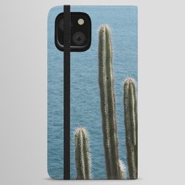 Mexico Photography - Cactuses At The Coast Of Mexico iPhone Wallet Case