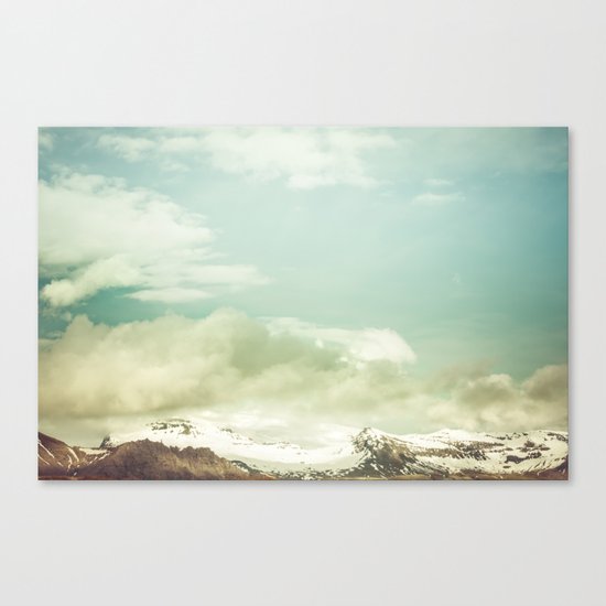 Cloudy Mountains VIII Canvas Print