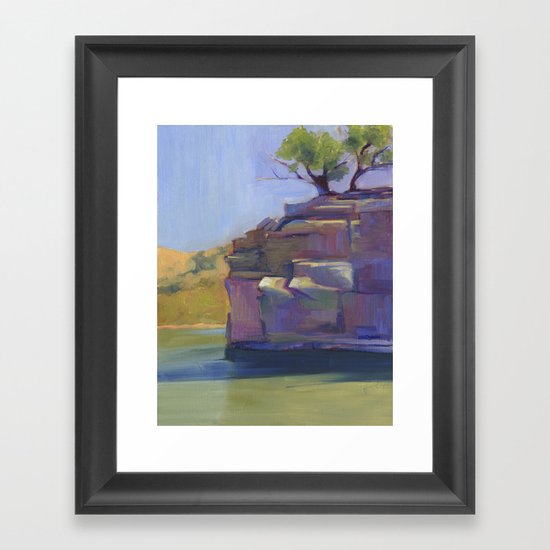River Bend Framed Art Print
