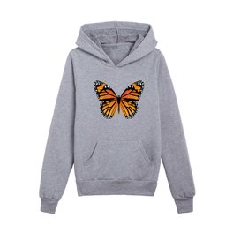 Monarch Butterfly | Vintage Butterfly | Kids Pullover Hoodies