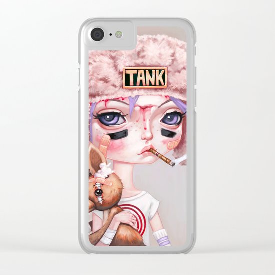 Tank Girl and Booga Clear iPhone Case