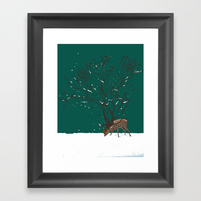 Winter Is All Over You Framed Art Print