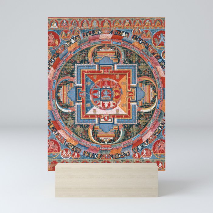 Mandala of Jnanadakini - Tibetan Painting Mini Art Print