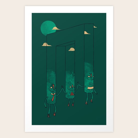 The Belvederes Art Print