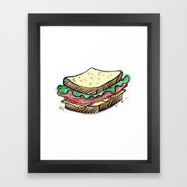 Sandwich Framed Art Print