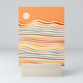 Sea of change -  Rainbow Waves of Love Mini Art Print