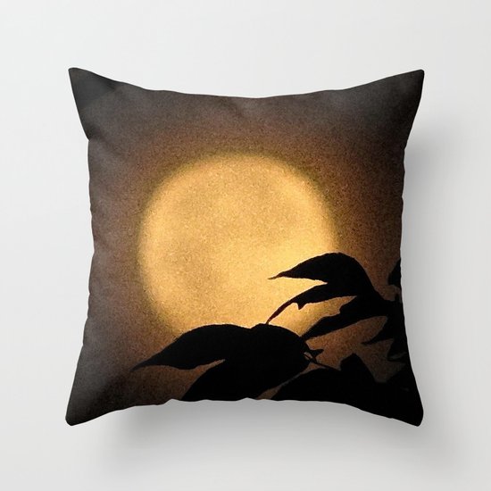 Autumn Moon Throw Pillow
