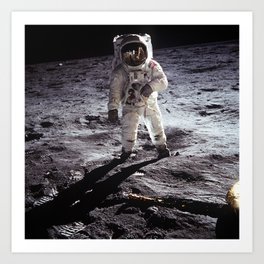 Apollo 11 Moon Landing Astronaut Space Large CANVAS Art Print Gift A0 A1 A2 A3 