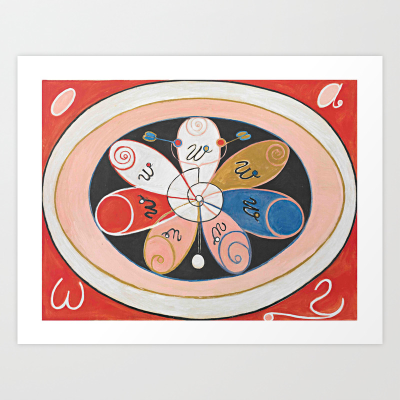 Hilma Af Klint Abstract Painting Art Print By Artculture Society6
