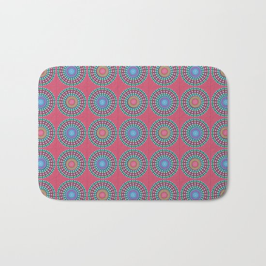 Spinners Pattern Bath Mat