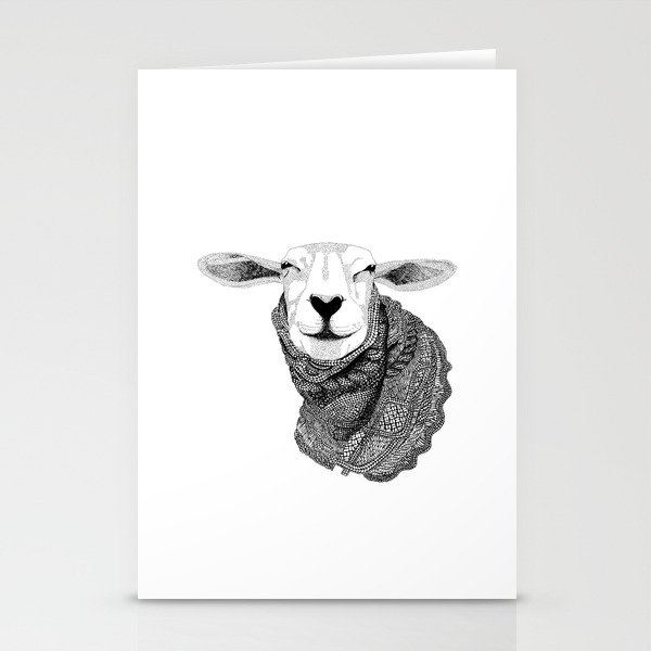 Knitting Sheep Stationery Cards