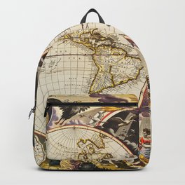 Terra Nova Vintage Maps And Drawings Backpack | Maps, Nova, Original, Art, Decoration, Pattern, Graphicdesign, Terra, Creative, Texture 