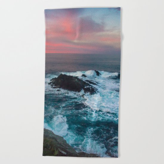 Sunset on the Bay of Biscay Beach Towel