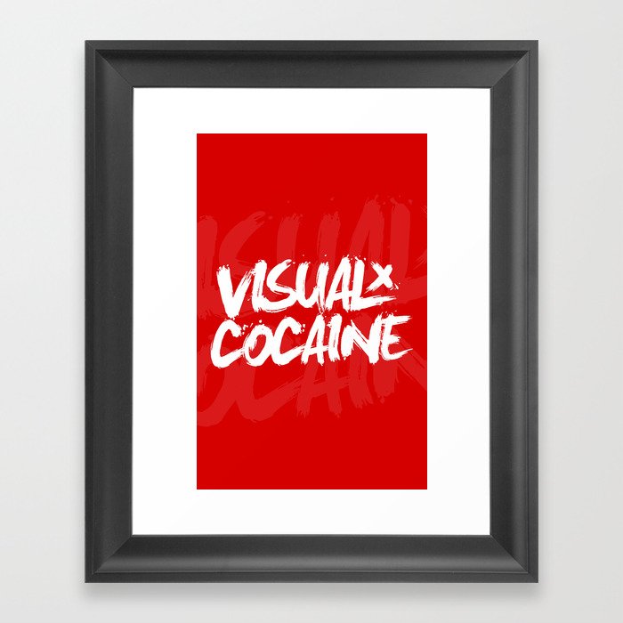 Visual+ Cocaine Framed Art Print