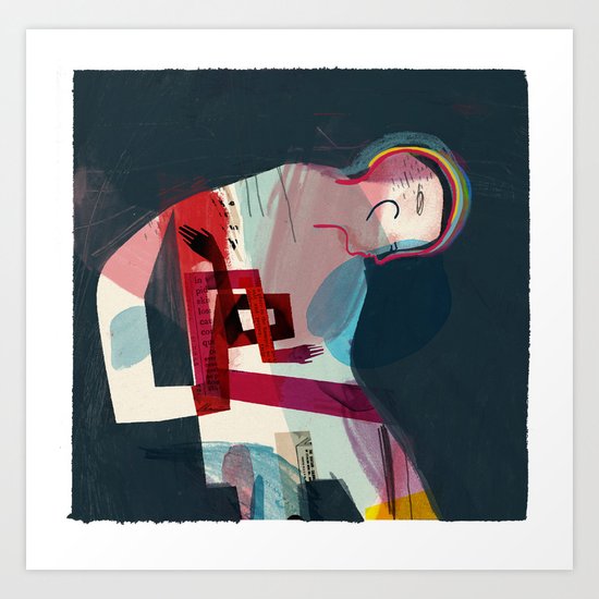 Pain Art Print
