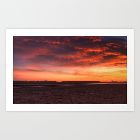 Scarlet Sunrise Art Print