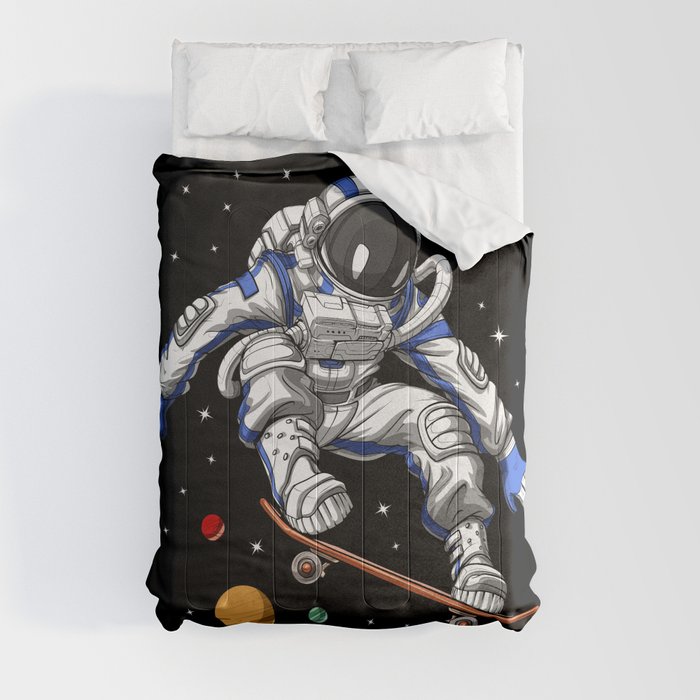 Astronaut Skater Comforter