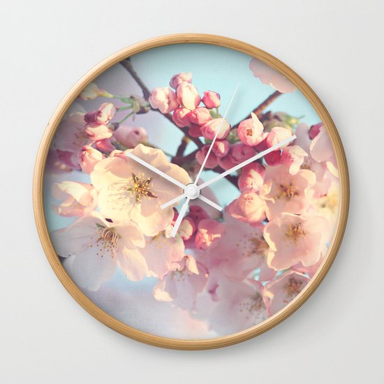 waiting for spring Wall Clock