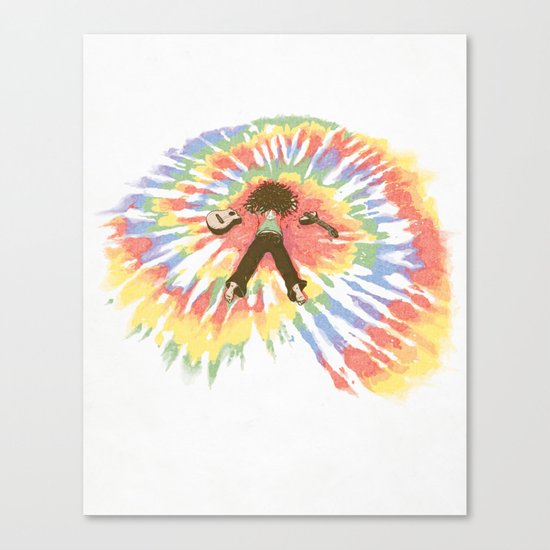 Tie Die Canvas Print