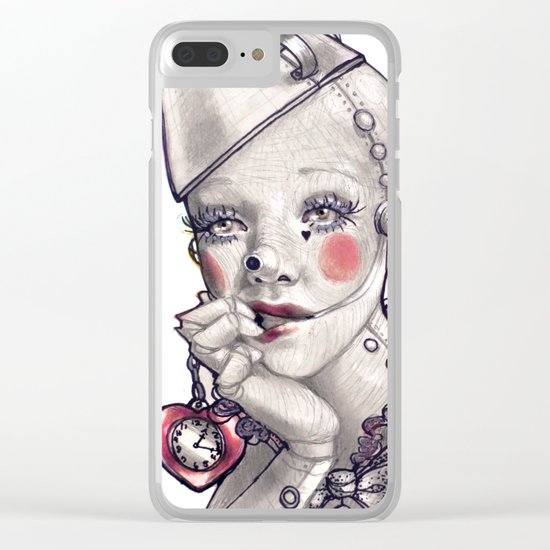 Made of Tin Clear iPhone Case