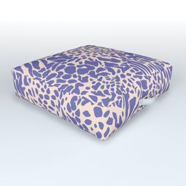 Leopard Spots in Blush and Color of the Year 2022 Outdoor Floor Cushion