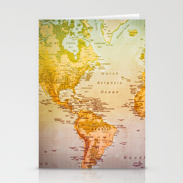 Colorful World Stationery Cards