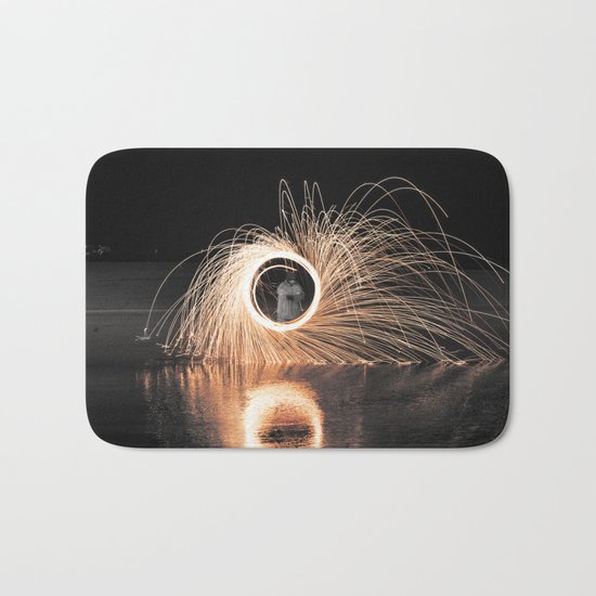 Fire Spinner Bath Mat