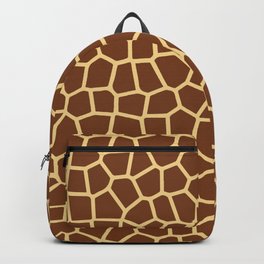 Giraffe Skin Pattern Backpack | Hair, African, Graphicdesign, Pop Art, Giraffe, Giraffeskin, Animal, Texture, Animalskin, Animalprint 