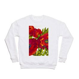 Bold Poppies Crewneck Sweatshirt