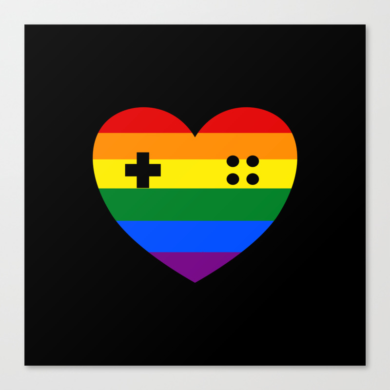 Rainbow Gamer Canvas Print By Umeimages Society6