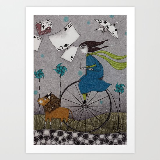I Follow the Wind Art Print