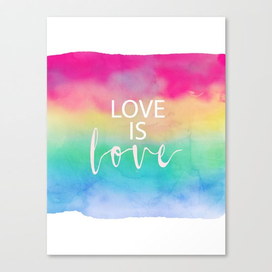 Love is LOVE Canvas Print
