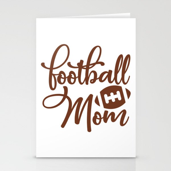 Football Mom Stationery Cards