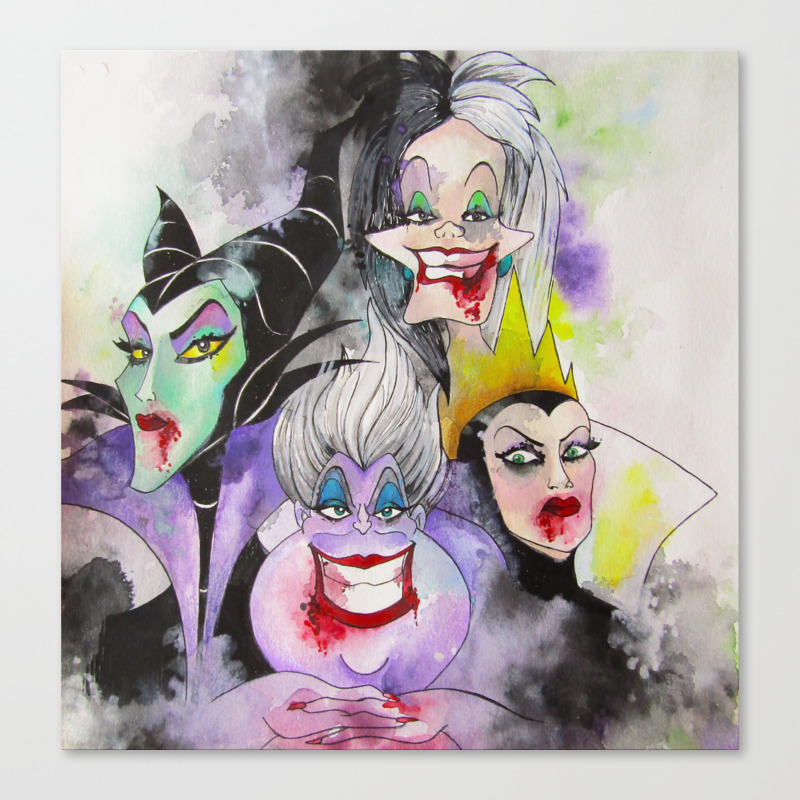 Abstract Villains Canvas Print By Gabbiebraun Society6