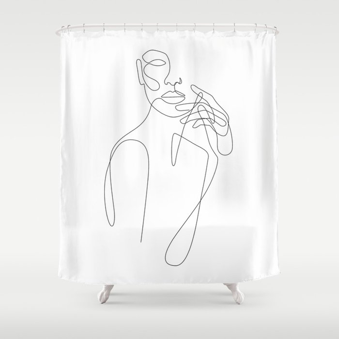 Girls Touch Shower Curtain