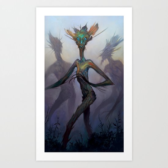 Twisted Wisp Eaters Art Print