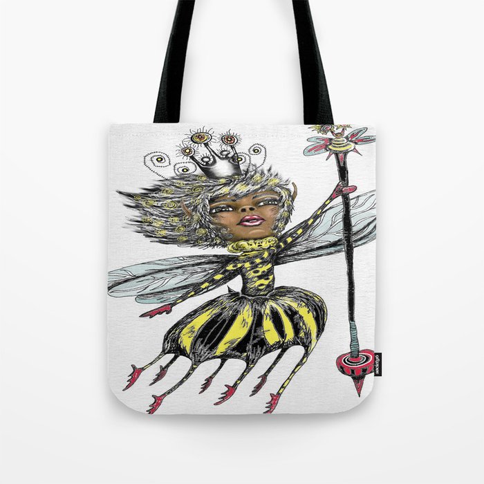 Queen Bee of Color Tote Bag