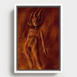 Feuer Framed Canvas