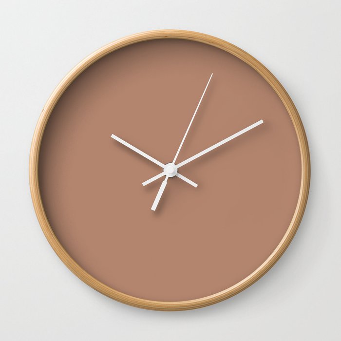 Chestnut Bisque Wall Clock